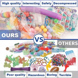 Lot de jouets anti-stress sensoriels à presser, anti-éclatement, avec chaîne tournante et jouets Taba Squishy pour enfants - Product Image 5