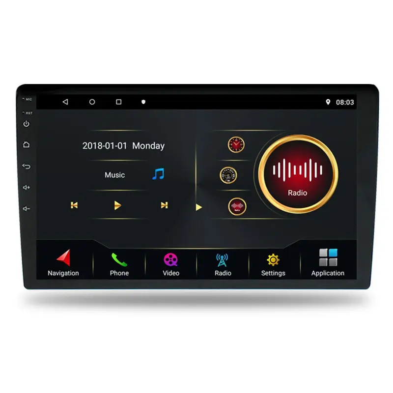 wholesale cheapest 10 Inch Car Video Dvd Player Multimedia Car Radio Android Car Stereo 2 double Din