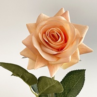 Blumen Heimdekoration Echte Haptik Seidenrosen Künstliche Latex-Rosen mit Stiel