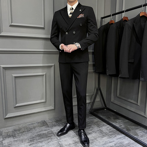 Đám Cưới Buổi Tối Bên Trong Kho 3 Mảnh Mỏng Phù Hợp Với Người Đàn Ông Phù Hợp Với Sang Trọng May Vest Phù Hợp Với Áo Khoác Trang Phục Chính Thức Kinh Doanh Phù Hợp Với Thiết Lập Cho Người Đàn Ông - Product Image 2