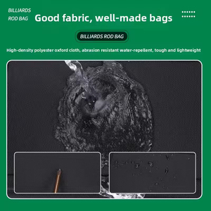 Borsa Premium per Stecche da <span class=keywords><strong>Biliardo</strong></span>, Alta Capacità, in Tessuto Oxford, Protegge Stecche con Giunto 1/2, Stili a 6/7/8 Fori - Product Image 4