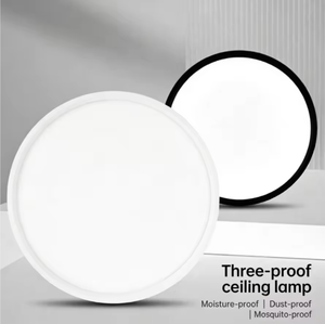 Plafonnier LED ultra-fin sans soudure, triple protection, style assiette pour chambre à coucher - Product Image 4