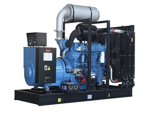 Set Generator Diesel Yuchai 500kw Tipe Terbuka 50Hz 415V 400V 380V Generator Listrik Super Senyap dari Pabrik OEM