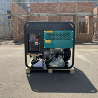 Groupe électrogène diesel à châssis ouvert de petite taille 5 kVA 10 kVA en gros, 110 V 220 V 380 V, avec moteur sans balais tout en cuivre