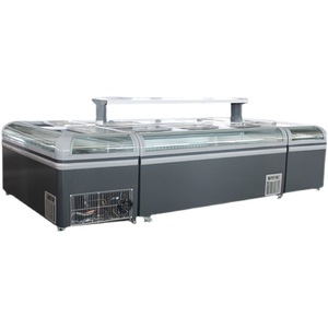 Congélateur coffre Pusen -<span class=keywords><strong>18</strong></span> à contrôle mécanique de la température avec portes coulissantes en verre et étagères réglables pour le stockage en supermarché - Product Image 6