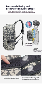Sac à dos tactique extérieur multifonctionnel confortable de grande capacité étanche direct d'usine pour la chasse et les voyages - Product Image 4