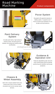 Nhà Máy Giá Tay Đẩy Phun Đánh Dấu Máy Phun Đánh Dấu Đường Phố Dòng Lớp Phủ Máy Đường Sơn Dòng Đánh Dấu Máy - Product Image 4