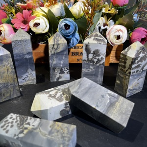 Cristal Natural Pulido de <span class=keywords><strong>Jaspe</strong></span> de Punta Única, Arte Popular, Directo de Fábrica, para Sanación Espiritual - Product Image 3