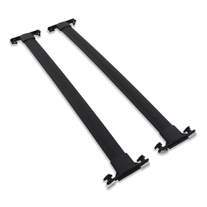 Barra transversal negra Barra transversal Riel de techo Barras de aluminio Portaequipajes para <span class=keywords><strong>TOYOTA</strong></span> <span class=keywords><strong>RAV4</strong></span> 2009-2013 con riel de techo - Product Image 4