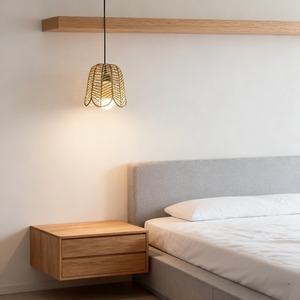 Rattan Lamp <strong>Shade</strong> <strong>Boho</strong> Wicker Woven Pendant <strong>Light</strong> Lamp <strong>Shades</strong> Replacement for Chandelier Floor Table Hanging <strong>Light</strong> - Product Image 1