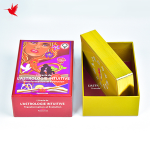 Logotipo personalizado de fábrica Impreso Oracle Deck Afirmación Cartas Naipes Papel Cartas de tarot personalizadas - Product Image 2
