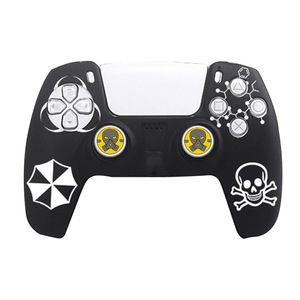 ฝาครอบป้องกันคอนโทรลเลอร์เกม Ps5 ซิลิโคนกันลื่นกันฝุ่นพร้อมลายฮาโลวีนมี 2 ฝาครอบ - Product Image 3