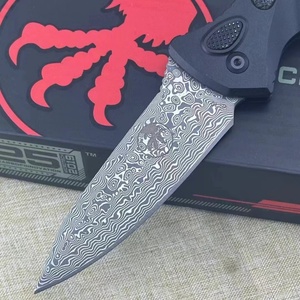 มีด战术คุณภาพสูงปรับแต่งได้ ผลิตจากสแตนเลส ด้ามจับอะลูมิเนียม พร้อมปลอกมีด เทคโนโลยีไมโคร สำหรับใช้งานกลางแจ้ง OEM จำนวนจำกัด - Product Image 2