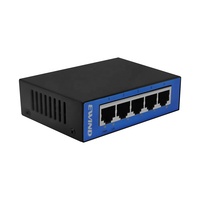 Sakelar jaringan 5-Port 10/100M dengan kamera IP dan AP nirkabel