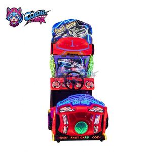 Colorful Park - Nueva Máquina de Juego de Carreras de Autos Individual para Niños, Operada con Monedas - Product Image 5