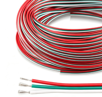 Câble plat multiconducteurs à code couleur, fil de cuivre torsadé pour connexion électronique