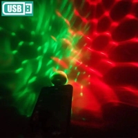 4W activé par la voix USB petite boule magique fête disco atmosphère lumière voiture téléphone mobile mini DJ petite boule magique lumière