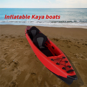 Kayak Doble Inflable <span class=keywords><strong>Kaya</strong></span> Rib, Ecológico, Resistente al Desgaste, Plegable, para Deportes Acuáticos, <span class=keywords><strong>Pesca</strong></span> y Recreación - Product Image 1