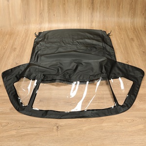 Capote souple texturée noire pour Mercedes <span class=keywords><strong>R107</strong></span> <span class=keywords><strong>560SL</strong></span> 380SL 450SL 68-89 - Product Image 2