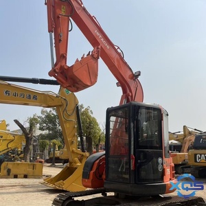 รถขุดตีนตะขาบฮิตาชิ ZX75 มือสอง ขนาด 7.5 ตัน พร้อมเครื่องยนต์ อีซูซุ เกียร์ ปั๊ม PLC และลูกปืน - ราคาถูก - Product Image 4
