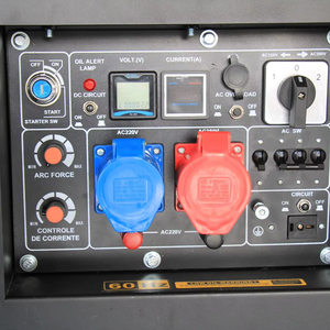 Groupe électrogène diesel silencieux 12KW 12KVA 50/60Hz automatique 110V-480V pour alimentation de secours domestique, avec ATS et bobinage en cuivre, châssis ouvert - Product Image 6