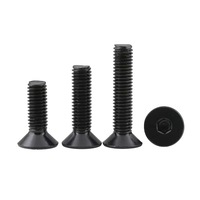 Vis à tête hexagonale en acier inoxydable BESTYOU SUS304 DIN 912 métriques et impériales, résistantes à la corrosion (M3-M12) M2.5 Noir