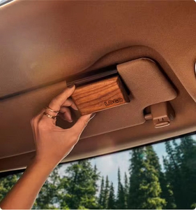 Customizable Stainless Steel Inner Sun Visor Clips Upgraded <strong>Car</strong> Visor Holder <strong>Hook</strong> with Wood Scent Product for Truck <strong>Car</strong> - Product Image 3
