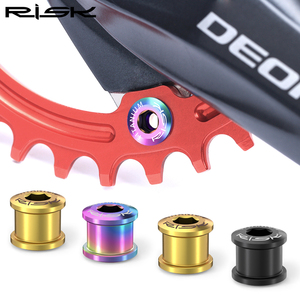 RISK temel bisiklet parçaları 6.5mm titanyum alaşım tek disk vida küçük tekerlek bisiklet disk sabitleme kilidi dağ XT çelik - Product Image 3