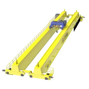 Tacol 20 32 50 Ton Hook Double Beam Heavy Duty Electric Overhead Bridge Crane Precio