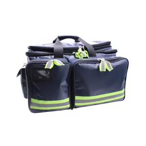 Toptan özel mavi hastane Tote çanta taşınabilir klinik ilk yardım tıbbi omuz çantaları büyük kapasiteli doktor hemşire çantası