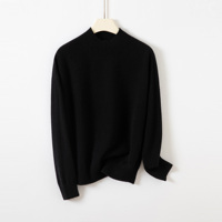 Nueva Tendencia 2026: Jersey de Cachemira 100% Pura con Cuello Alto, Helan Mt Ningxia 16.2um, Tejido Stoll, Lujo Discreto, Estilo Esquí, Rastreable, Probado en Laboratorio