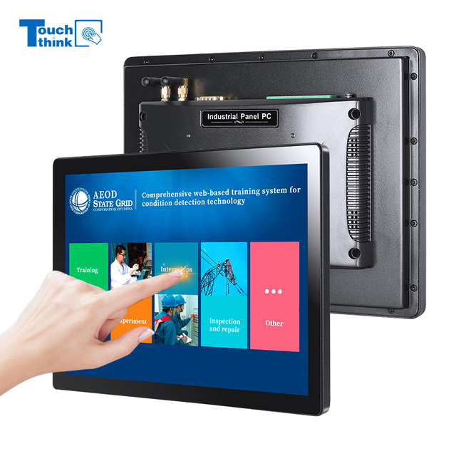Touchthink 19-Inch IP65 Waterproof Industrial Panel PC VESA Mount Android 10 Capacitive Touch Screen WiFi All-in-One Kiosk