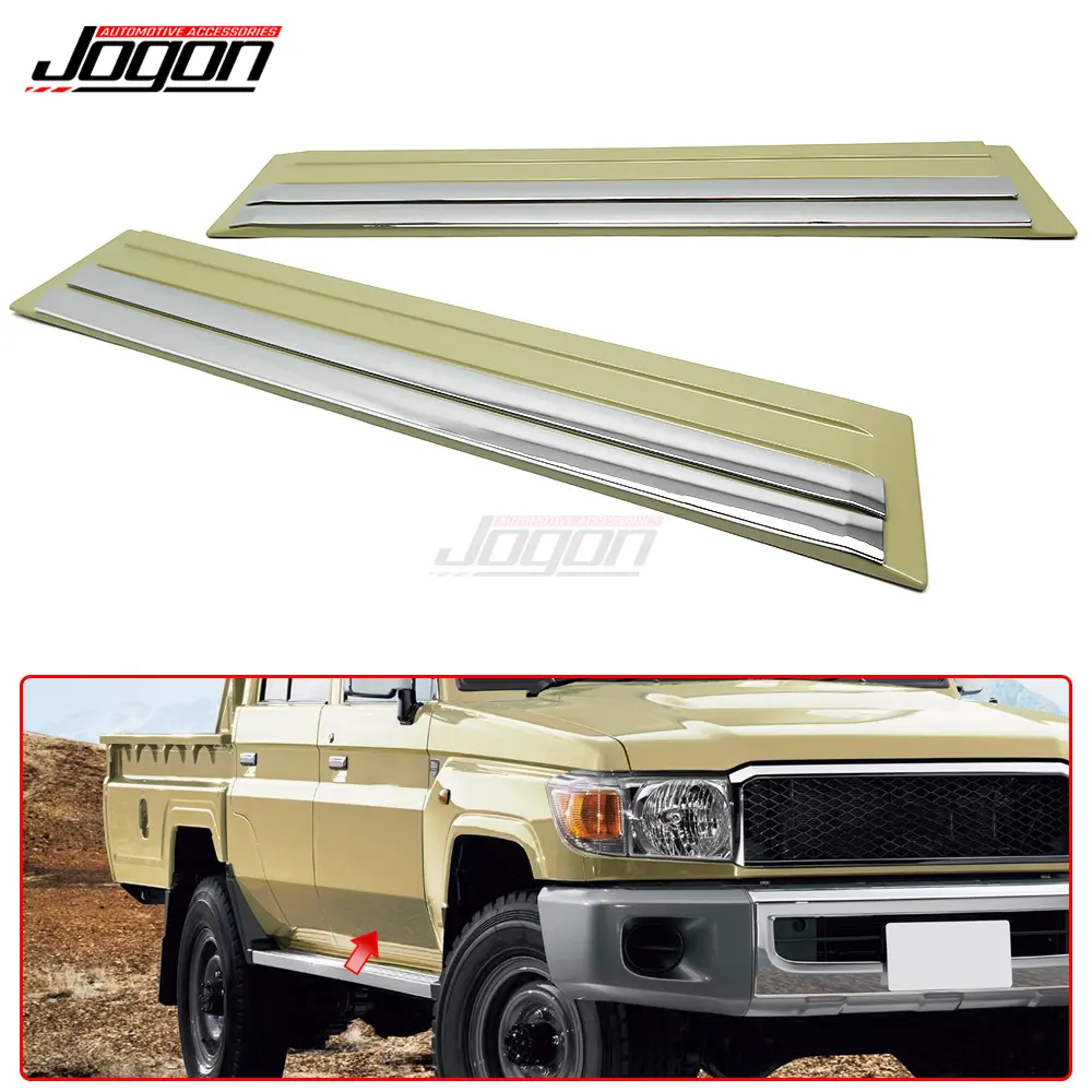 Voor Toyota Land Cruiser 2-deurs Pick-Up Lc79 Fj79 J79 Auto Zijdeur Beschermer Strip Cover Accessoires Auto Styling