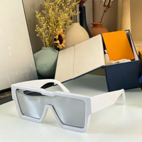 Lunettes de soleil unisexes tendance 2026, style vintage, monture carrée intégrale, surdimensionnées, colorées, verres polarisés dégradés UV400, beige transparent
