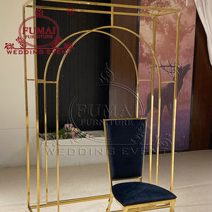 กรอบสแตนเลสสีทองสำหรับตกแต่งเวทีแต่งงานฉากหลังงานเลี้ยงวันเกิดหรูหรา - Product Image 6