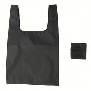 <b>Folding</b> Shopping Bags Customized logo Waterproof Tote Bags Eco-friendly Reusable Expandable Shopping Bag - Product Image 4