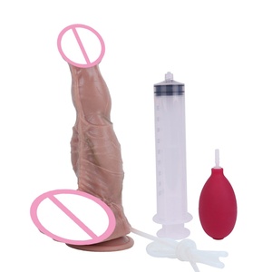 New Style Squirting Foreskin <b>Dildos</b> Sex Toys Realistic Silicone Ejaculating Toy Foreskin <b>Dildo</b> for Men Vaginal Anal Play - Product Image 3