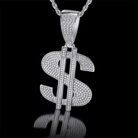 Pendentif en argent, pendentifs hip-hop, gros cristaux lâches, carrés, rectangles, pendentif moissanite scintillant, argenté, coloré, pour hommes
