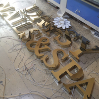 Letras Luminosas Personalizadas para Interiores y Exteriores, Logotipo de Empresa, Letras de Canal 3D, Letras de Metal con Retroiluminación LED