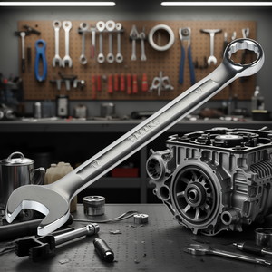 Llave Combinada Fasano de 17 mm, Herramienta Métrica para Reparación Automotriz - Product Image 3