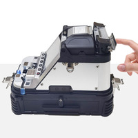 Alat Sambung Serat Optik AI-10 Signal Fire FTTH Enam Motor 10 Bahasa Pemanasan Cepat AI-10 Fusion Splicer