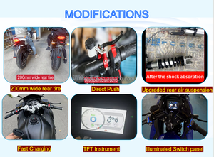 Factory Direct Sale <b>Cheap</b> Racing Motorcycle With QS Hub and Mid <b>Chain</b> Motor 3000-12000W Motor 80-300KM Range High-Speed Performa - Product Image 4