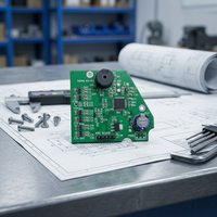 Usine de fabrication de circuits imprimés électroniques sur mesure à Shenzhen, convertisseur de cartes électroniques OEM, finition de surface FR-4 HASL, carte PCB PCBA