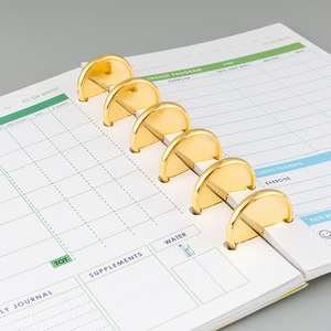 Clip a Fungo in Oro Massiccio da 19, 24, 8, 32, 35 mm per Quaderni, Clip Grande in Plastica per Quaderni <span class=keywords><strong>ad</strong></span> <span class=keywords><strong>Anelli</strong></span> - Product Image 2