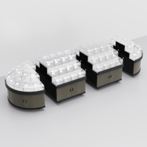 Siêu thị số lượng lớn bán lẻ Pick và mix nhựa Snack thực phẩm kẹo <span class=keywords><strong>Nuts</strong></span> hiển thị Kệ/kệ - Product Image 1