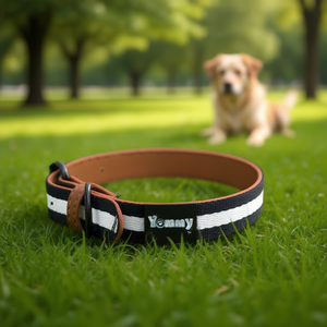 Collar para Perro Yommy de 55cm Ajustable con Diseño de Rayas - Product Image 3
