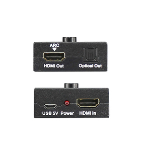 Original OEM de fábrica <span class=keywords><strong>HDMI</strong></span> <span class=keywords><strong>a</strong></span> <span class=keywords><strong>HDMI</strong></span> óptico Toslink <span class=keywords><strong>RCA</strong></span> convertidor de Audio <span class=keywords><strong>adaptador</strong></span> de arco con soporte CEC 1080P 3D - Product Image 2