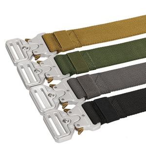 High Quality Outdoor Heavy Duty Universal Nylon Adjustable Tactical Waist Belt Quick-Release Gear <b>Personal</b> <b>Defense</b> <b>Equipment</b> - Product Image 2