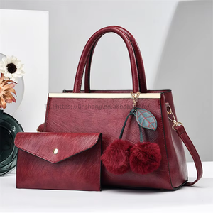 New Wholesale Shoulder Bags Set Brand Ladies Fashion Good Quality PU Leather Luxury Women's <b>Handbags</b> With Purse - Product Image 3