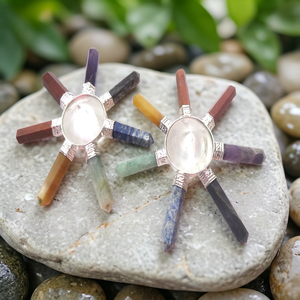 Pirámide Cónica de Amatista de 7 Puntas, Generador de Energía Hecho a Mano, Piedra Preciosa Semipreciosa, Cristal de Sanación Reiki - Product Image 6